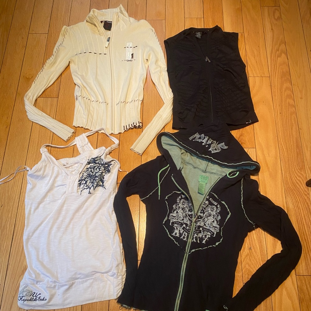 Karv Women’s Top Hoodies Tank Top Lot of 4 Size Small